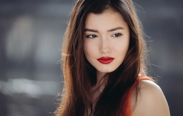Picture face, model, hair, lipstick, beauty, Anna
