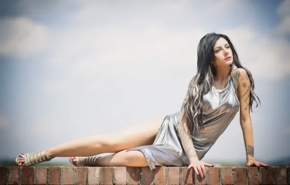 Summer, model, figure, dress, Marina