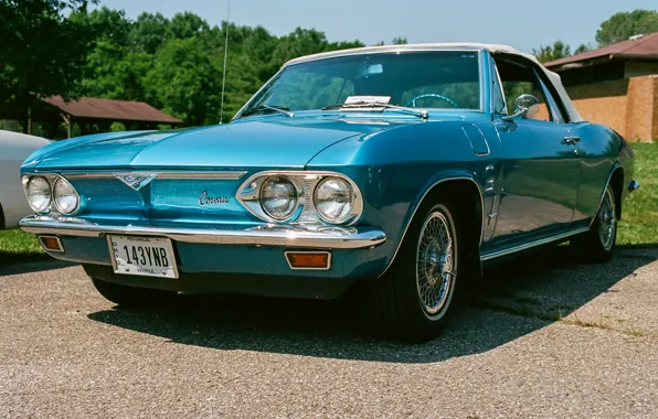 Chevrolet, convertible, classic, the front, Corvair