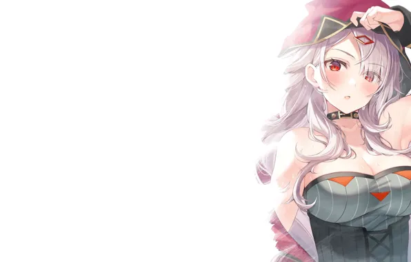 Picture Big boobs, anime girl, hood, anime, oppai, big breasts, boobs, girl