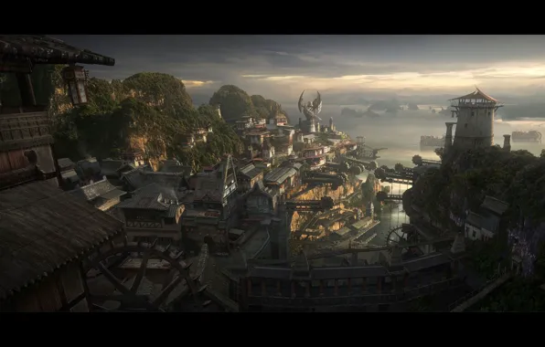 View, The city, art, antiquity, civilization