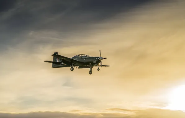 The sky, aviation, the plane, RAF Shorts Tucano T1