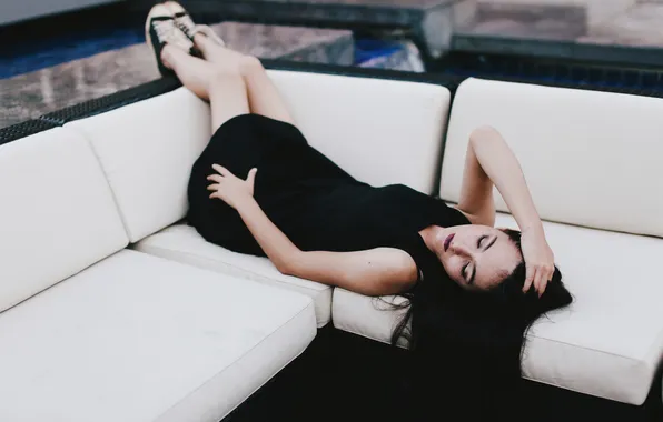 Girl, pose, brunette