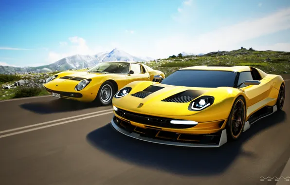 Auto, Lamborghini, Machine, Supercar, Miura, Sports car, Lamborghini Miura, Lamborghini Miura Concept