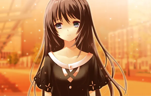 Picture sadness, girl, flyable heart