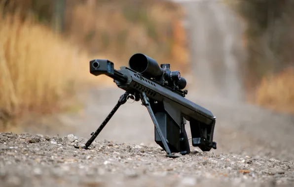 Picture gravel, rifle, sniper, heavy, Barrett M82