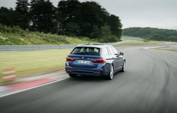 Movement, speed, track, blur, BMW, rear view, 4x4, universal