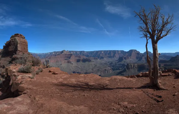 The sky, nature, rocks, USA, grand canyon