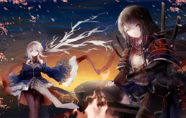 Picture girl, art, pixiv fantasia, Sa