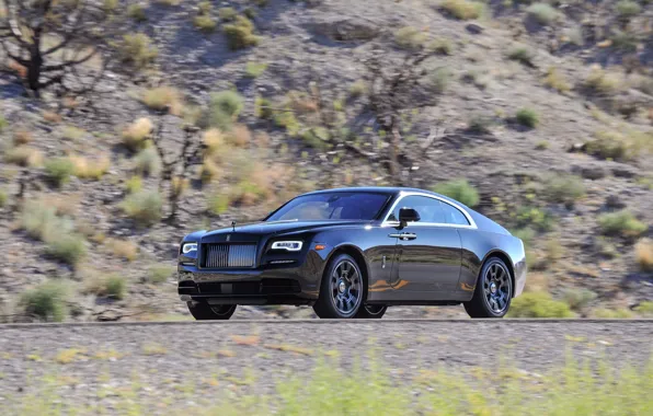 Picture car, coupe, Rolls-Royce, car, wallpapers, rolls-Royce, Wraith, Black Badge
