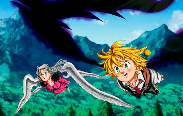 Meliodas & Elizabeth Seven Deadly Sins Nanatsu No Taizai 