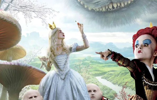 Picture The Red Queen, ass in General, The white Queen