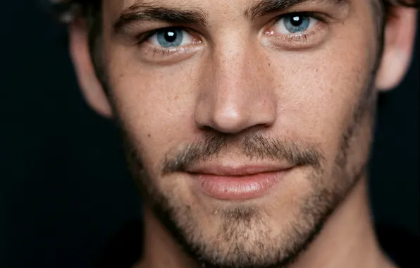 Picture eyes, look, face, male, actor, Paul Walker