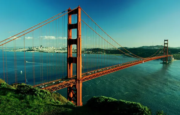 River, Bridge, San Francisco, Golden Gate