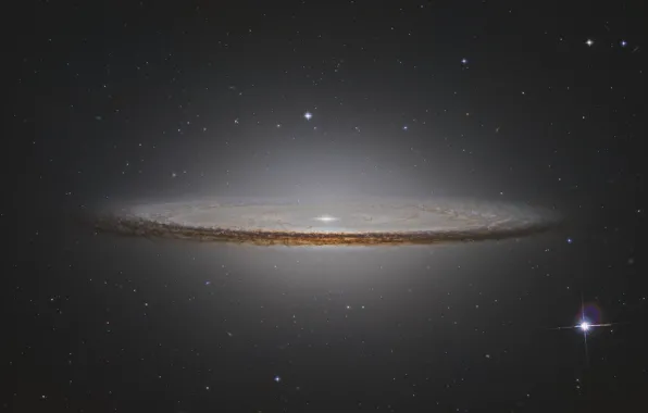 The sky, stars, stars, ngc4594, the sombrero galaxy, galaxy Wallpaper, Sombrero Galaxy