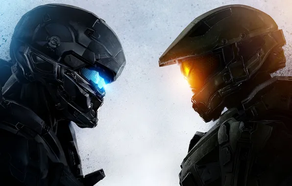 The game, soldiers, exclusive, The Master Chief, Halo 5: Guardians, agent Locke