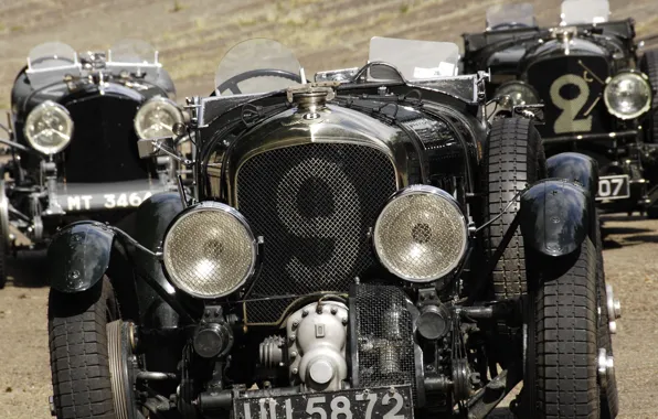 Retro, sport, Bentley