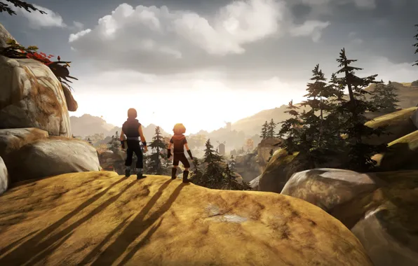 Picture landscape, Adventure, Brothers:A tale of two sons