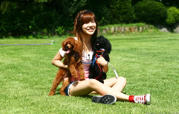 Animals, dogs, girl, nature, music, Asian, SNSD, Girls Generation