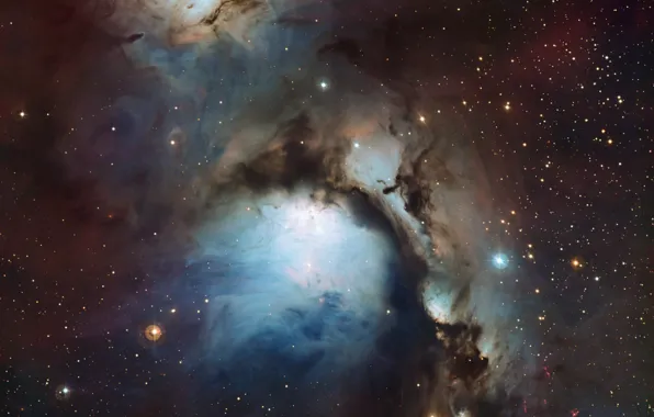 Picture nebula, the constellation of Orion, M 78, NGC 2068
