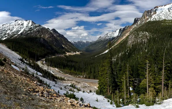 Picture landscape, mountains, nature, Park, USA, North Cascades