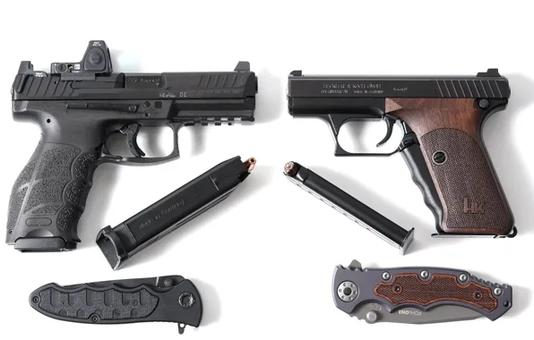 Weapons, guns, H&ampamp;K VP9, P7M8