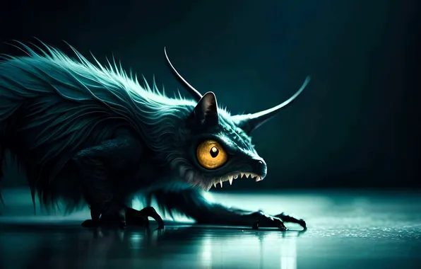 Teeth, being, claws, monster, beast