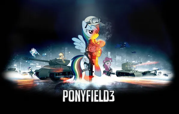 Picture battlefield, battlefield 3, PonyField, Pony, My little pony