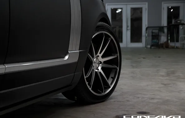 Style, wheel, Matt, Range Rover, black, Vogue, concave