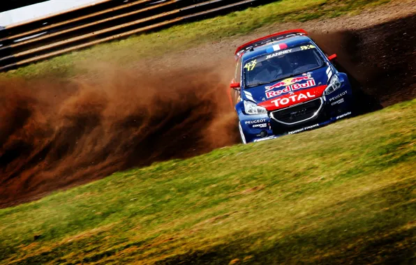 Dust, Peugeot, Skid, Peugeot, 208, WorldRX