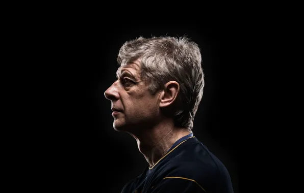 Face, profile, twilight, coach, Arsenal, Arsenal, Arsene Wenger, Football Club