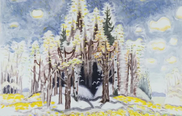 Picture Early Spring, Charles Ephraim Burchfield, 1966-67