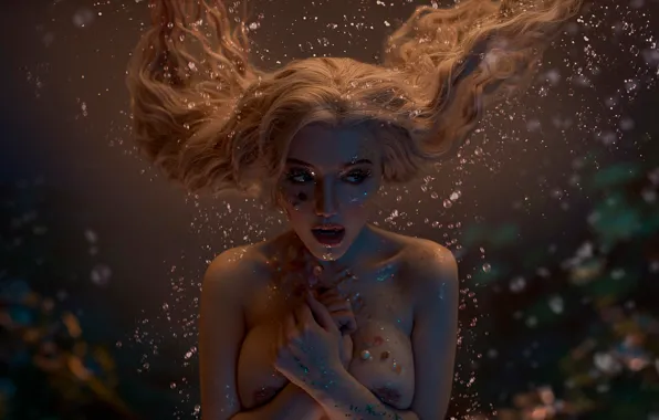 Girl, Look, Mermaid, Beauty, Kira, Cosplay