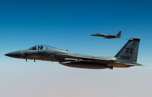 F-15, UNITED STATES AIR FORCE, the fourth generation fighter, American all-weather, superiority in the air, …