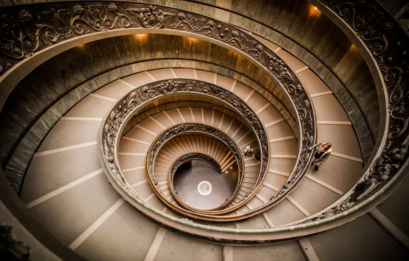 Picture people, ladder, circular