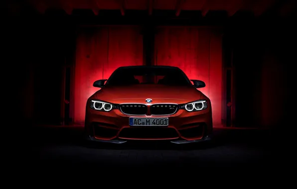 Picture BMW, red, Coupe, front, F82