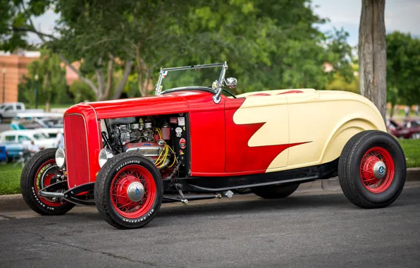 Retro, Ford, classic, 1932, hot-rod, classic car