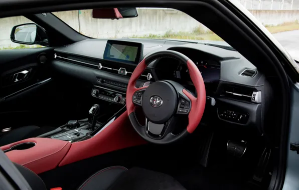 Picture coupe, interior, the wheel, Toyota, Supra, the fifth generation, mk5, double