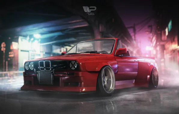 Red, Auto, BMW, Machine, BMW M3, Concept Art, Need For Speed, Game Art