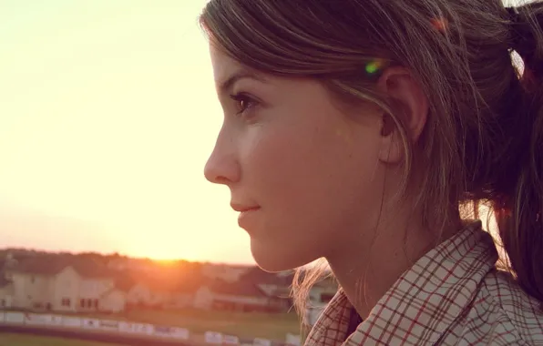 Look, sunset, Profile