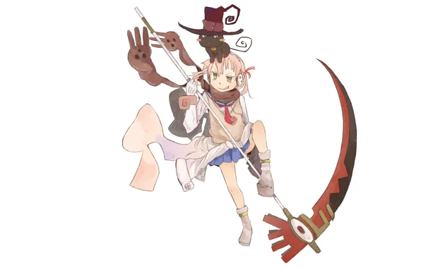 Smile, girl, braid, Soul eater, Soul Eater