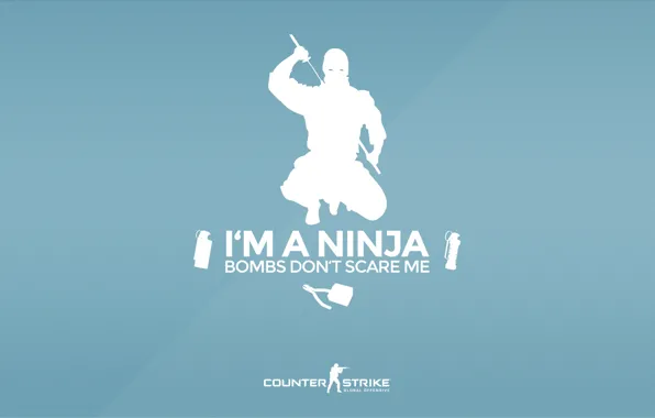 Picture kit, CS GO, Counter Strike Global Offensive, Серия &ampquot;CS GO Situation&ampquot;, I'm a ninja, Bombs …