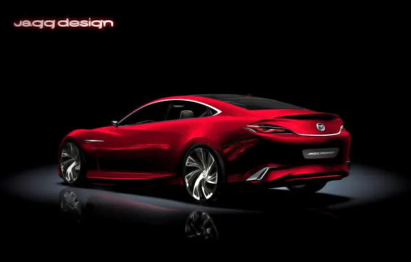 Concept, Mazda, red, Shinari