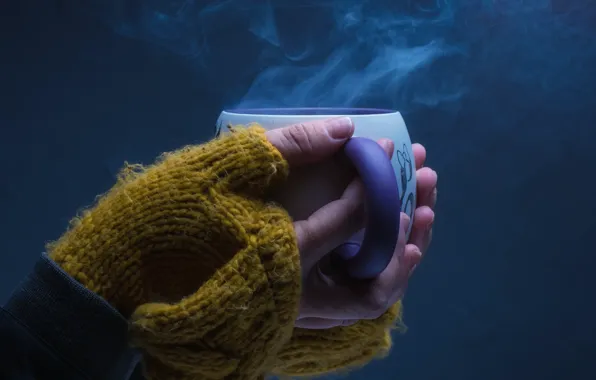 Tea, hands, couples, Cup