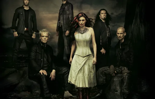 Picture metal, gothic, Within Temptation, Sharon den Adel, symphonic, The Heart of Everything