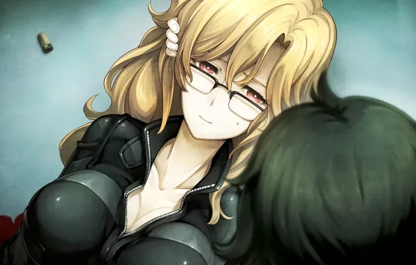 Girl, anime, art, blonde, steins gate, steins gate zero