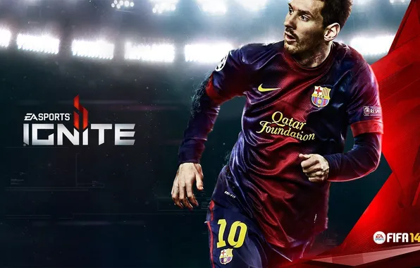 Picture FIFA 14, MESSI, IGNITE, SPORTS, FOOTBALL STAR