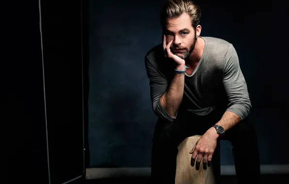 Picture photoshoot, Chris Pine, Chris Pine, for the film, For Zachariah, –Z is for Zachariah