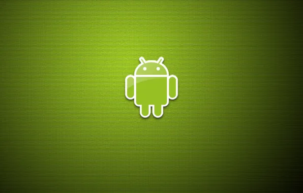 Minimalism, Android, Android, Green, green background, art