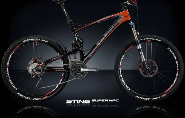 Picture the dark background, Cube, speed Bicycle, STING Super HPC